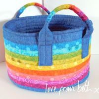 Rainbow Basket Pattern