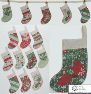 Christmas Stocking Bunting Pattern